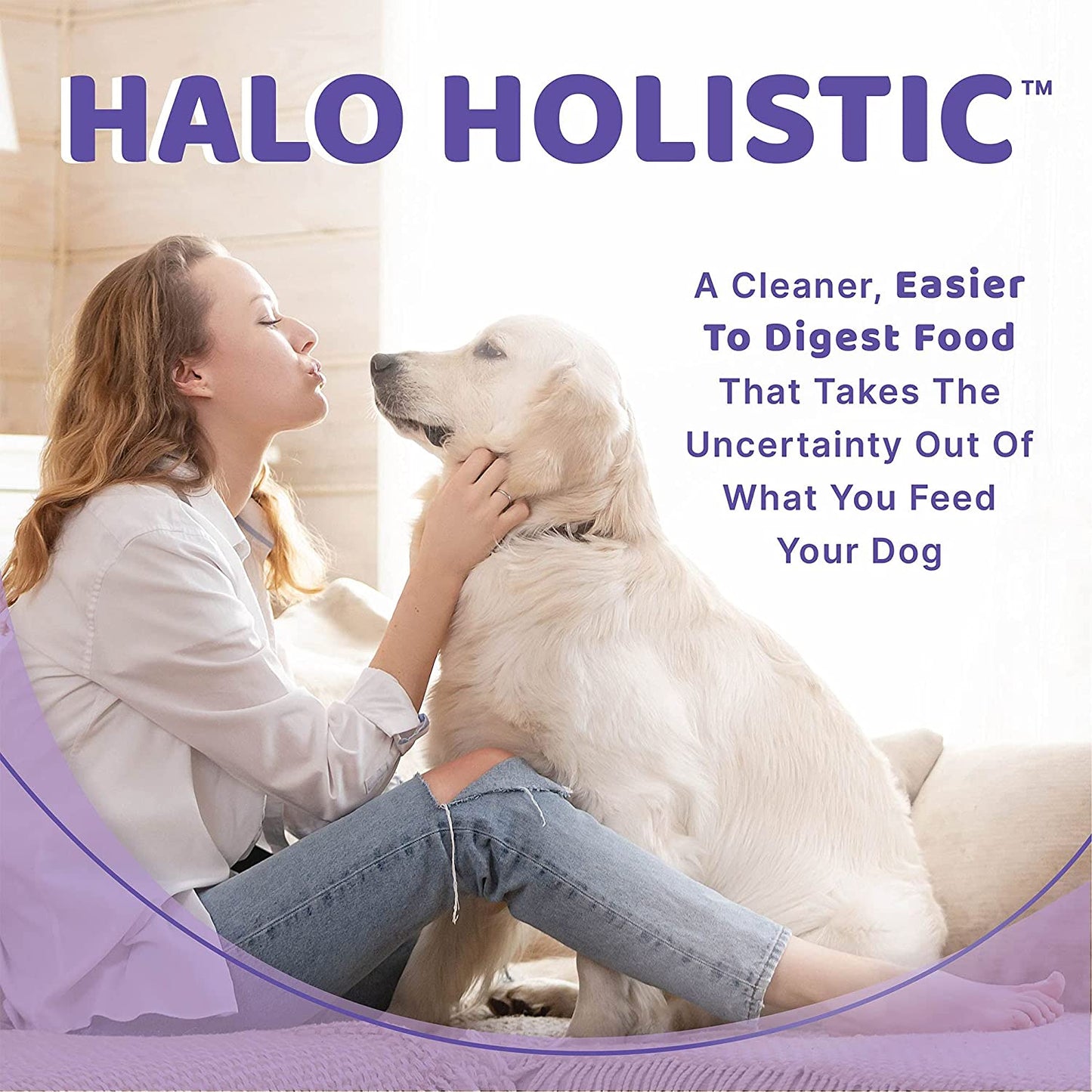 Halo Adult Dry Dog Food, Grain Free, Surf & Turf 4-Pound Bag