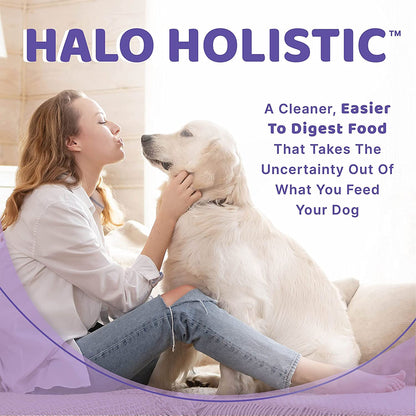 Halo Adult Dry Dog Food, Grain Free, Surf & Turf 4-Pound Bag