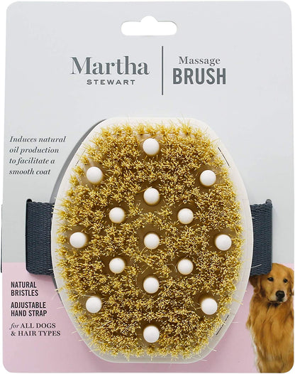 Martha Stewart for Pets Detangling Dog Brush for All Dogs | Brush for Dogs with Short or Long Hair | Great Dog Brushes for Grooming, Grooming Tools for Dogs