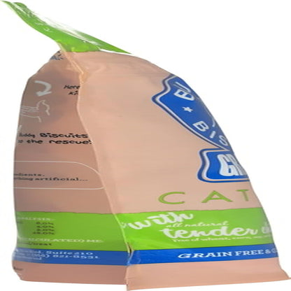 Buddy Biscuits 3 Oz Pouch of Grain Free Soft & Chewy Cat Treats Made with Natural Tender Chicken