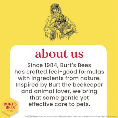 Burt'S Bees for Pets Deodorizing Dog Shampoo with Apple and Rosemary, 95% Natural Origin Formulas, Gentle Canine Cleanser for Smelly Pups, 2 Pk 16 Oz