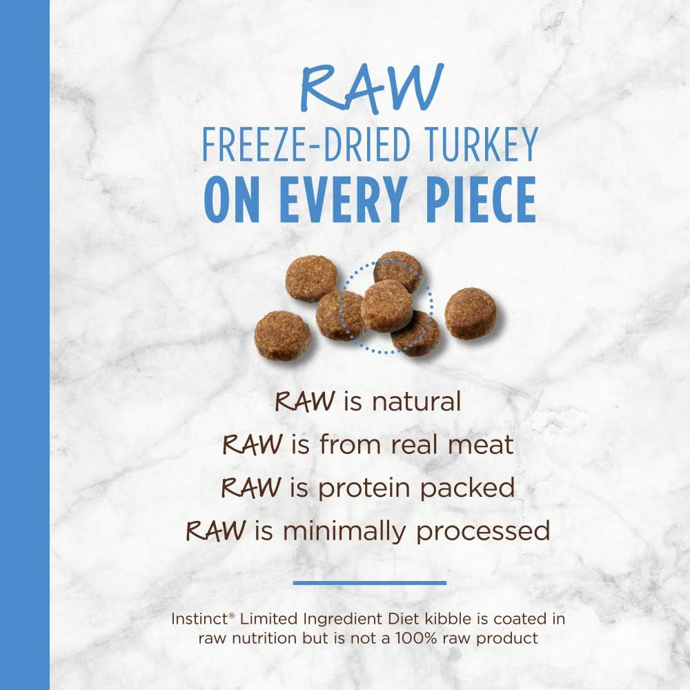 Instinct Limited Ingredient Diet, Natural Dry Dog Food, Grain Free Recipe - Real Turkey, 22 Lb. Bag