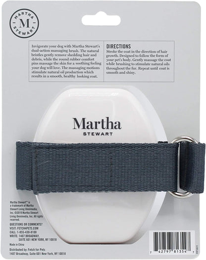 Martha Stewart for Pets Detangling Dog Brush for All Dogs | Brush for Dogs with Short or Long Hair | Great Dog Brushes for Grooming, Grooming Tools for Dogs
